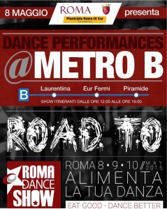 locandina evento metropolitane Roma Dance Show