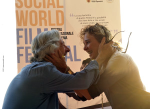 Leo Gulotta e Valeria Golino al Social World film festival
