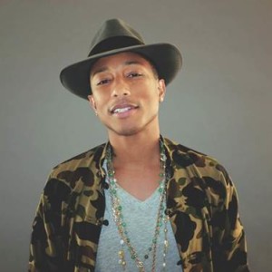 Pharrel Williams a Milano per MTV 2015